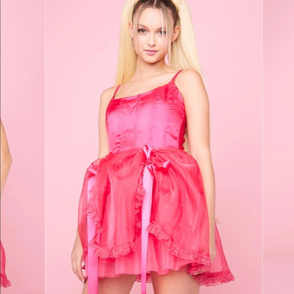 Dolls Kill Sugar Thrillz Organza Dress: Medium